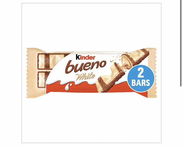 Kinder Bueno White Milk and Hazelnuts 39g