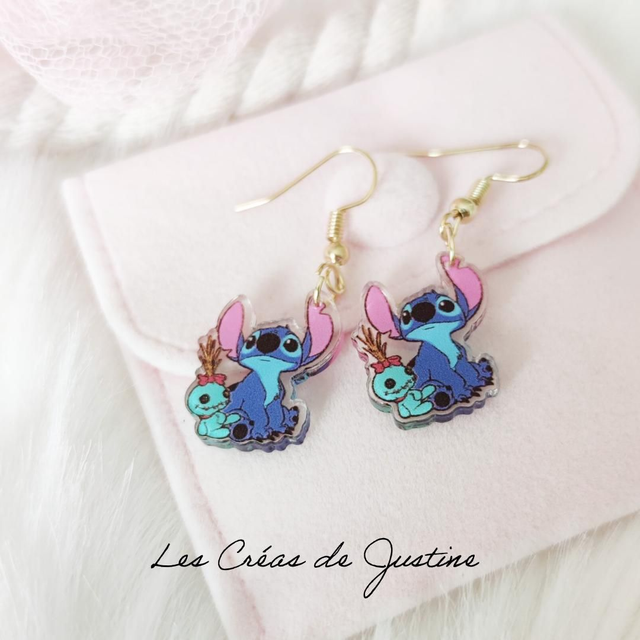 Boucles d&#039;oreilles Stitch 