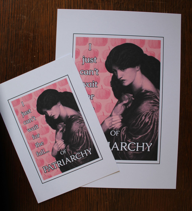 Card "Fall of Patriarchy" - Halloween/Fall Limited Edition