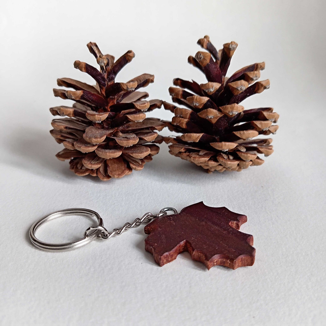 Porte clés feuille d&#039;érable