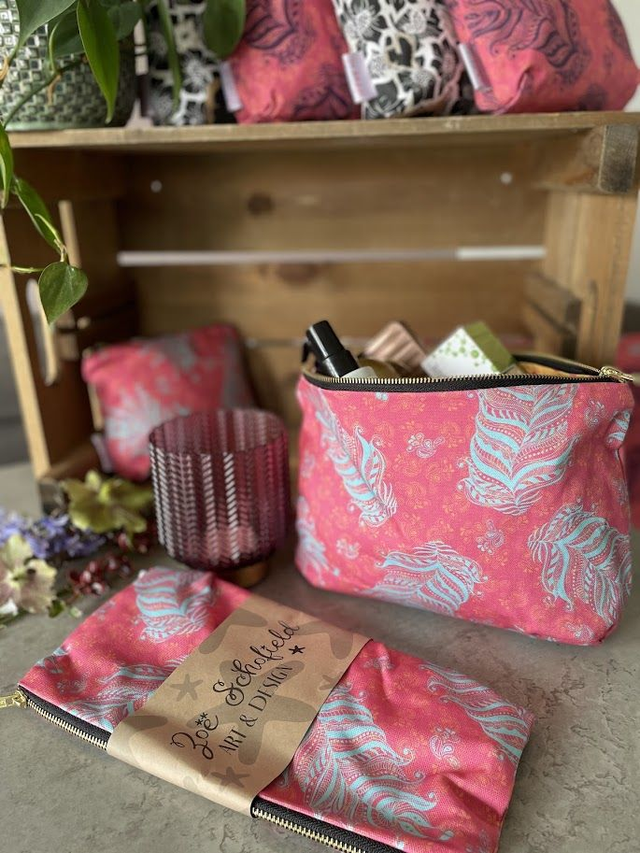 Large Make Up Bag / Wash Bag 'Mia'