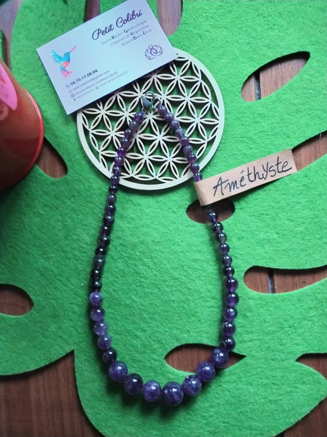 ♡ Collier Améthyste ♡