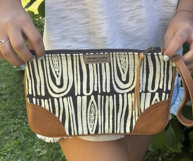 Mini Clutch Seed Ivory Charcoal