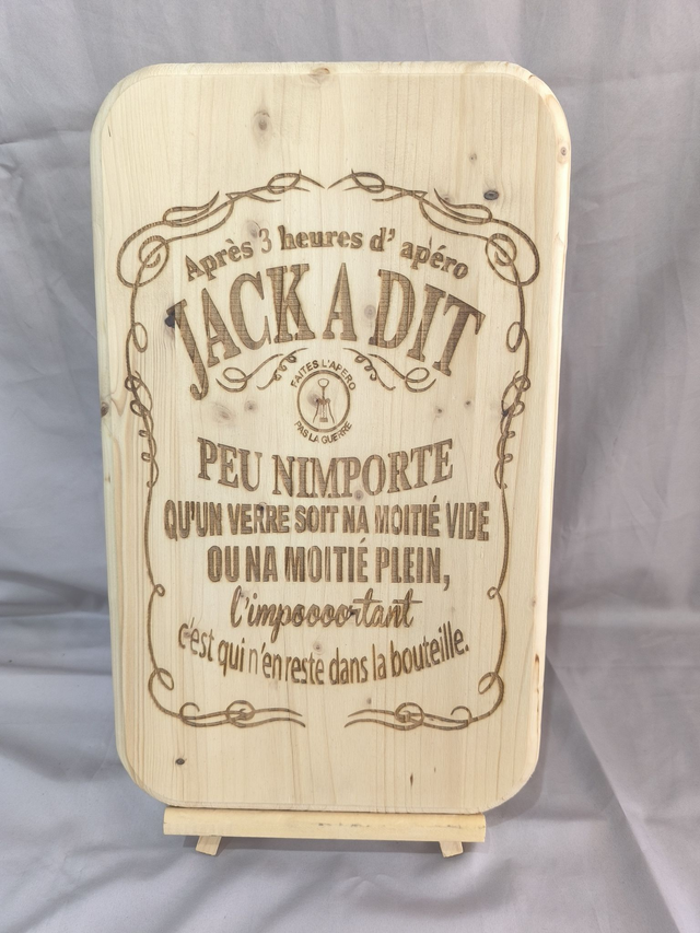 Planche apéritif " Jack à dit"