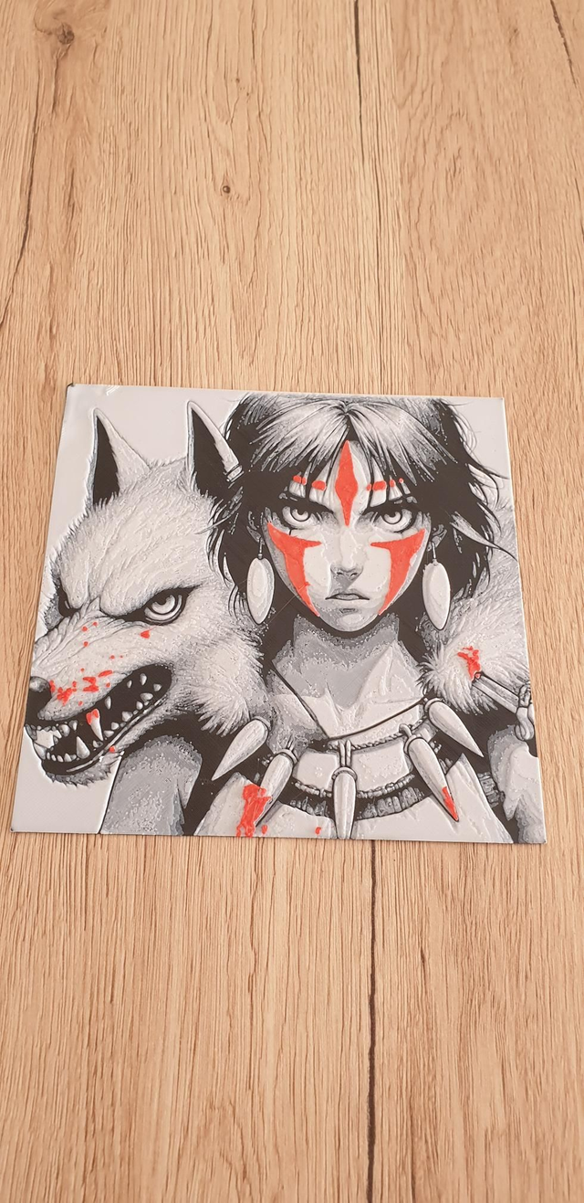 Plaque Deco princesse mononoke