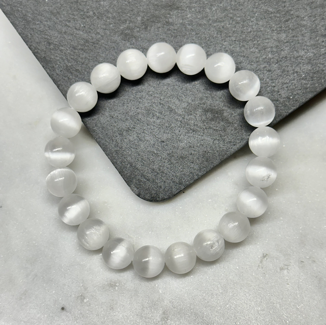 Selenite Satin Spar Bracelet 