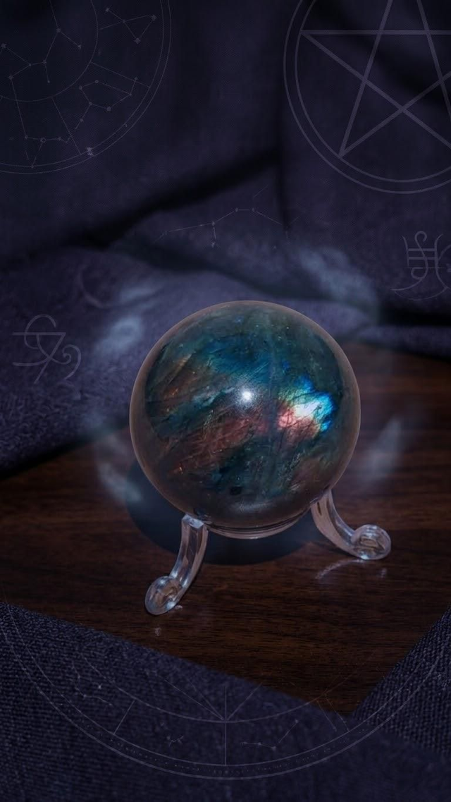 Sphère labradorite 4,5 cm