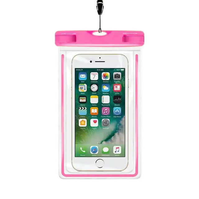 Pochette de Protection Étanche pour Smartphone Rose
