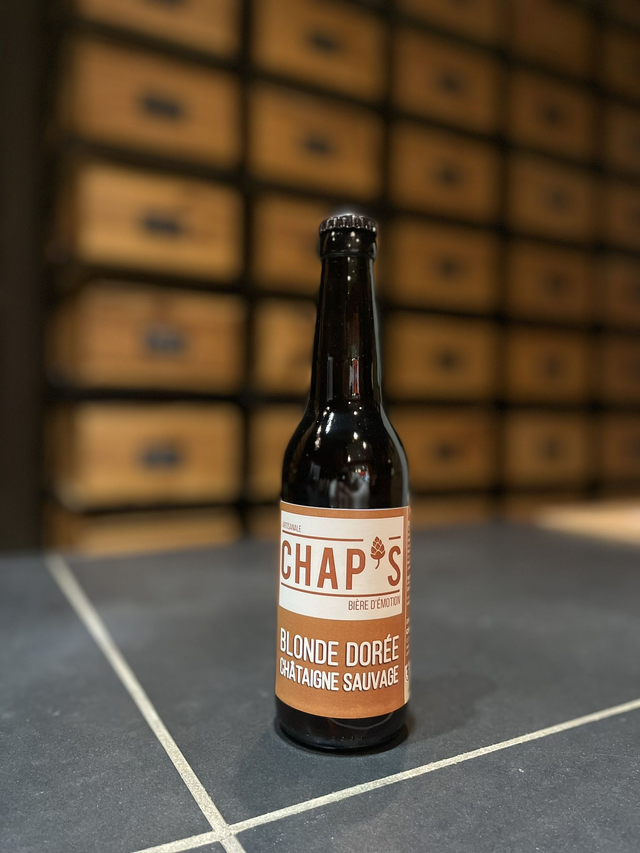 Bière Blonde Dorée châtaigne sauvage