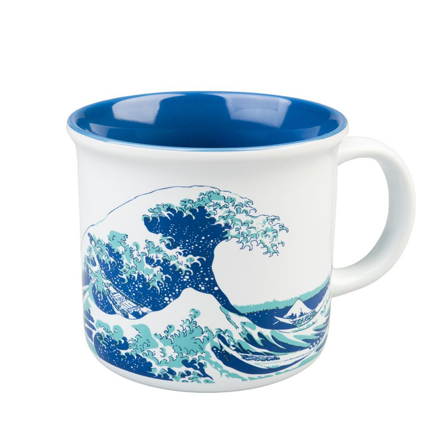 Taza La Gran Ola de Kanagawa Hokusai 350ml