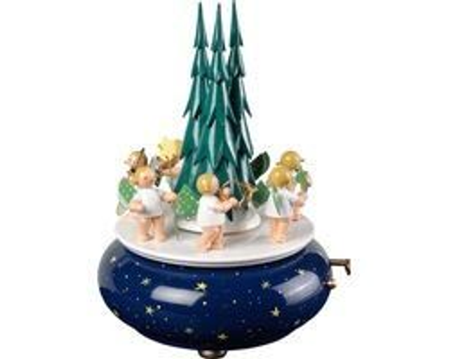 12783 WENDT UND KÜHN KG Spieldose Engelszug "O du fröhliche" 5336/70AB