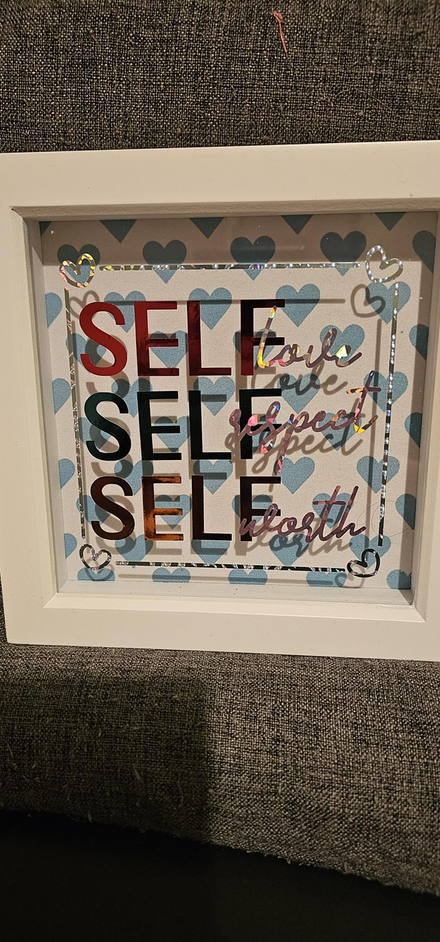Self love book frame 