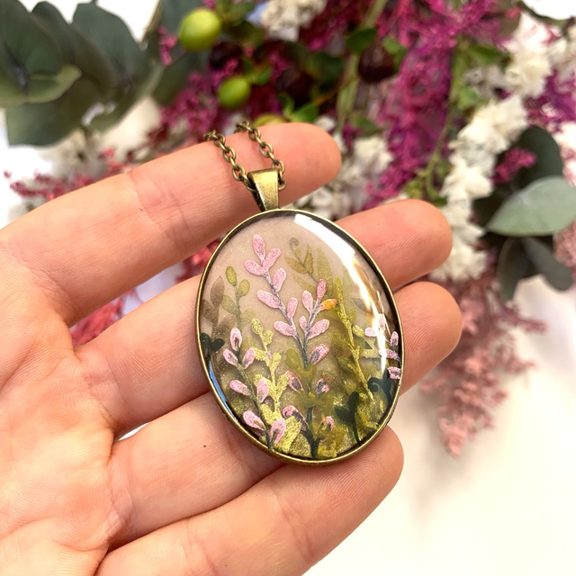 Sautoir Ovale prairie - Capsule d’Avril 2025