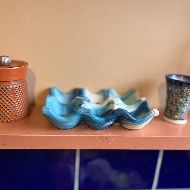 Egg tray - blue
