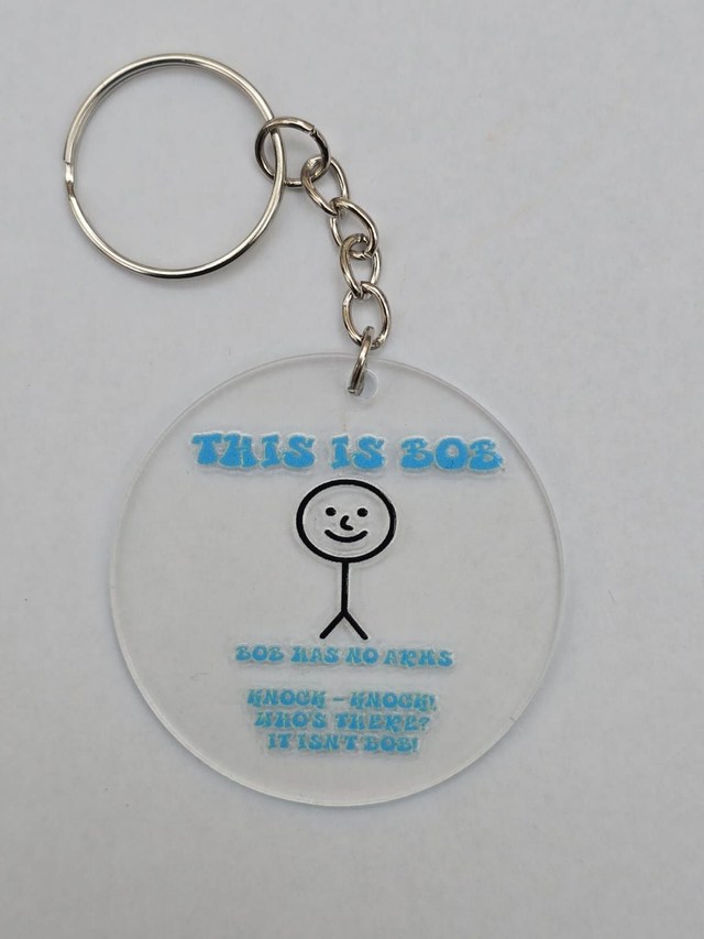 THIS IS BOB KEYRING - ADROIT CREATIONS