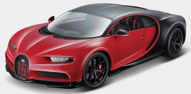 Bugatti Chiron Sport rot/schwarz Bburago 1:18