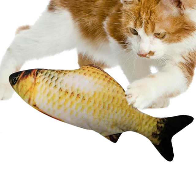 Plush Fish Cat Toy