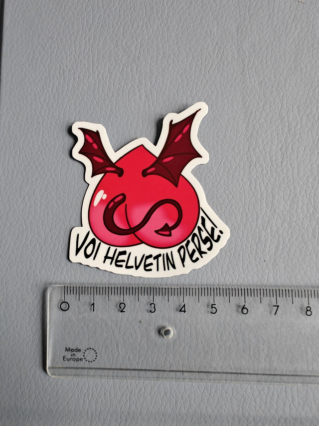 Voi helvetin perse! sticker