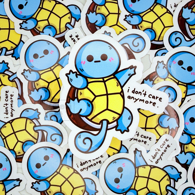 I don't care anymore