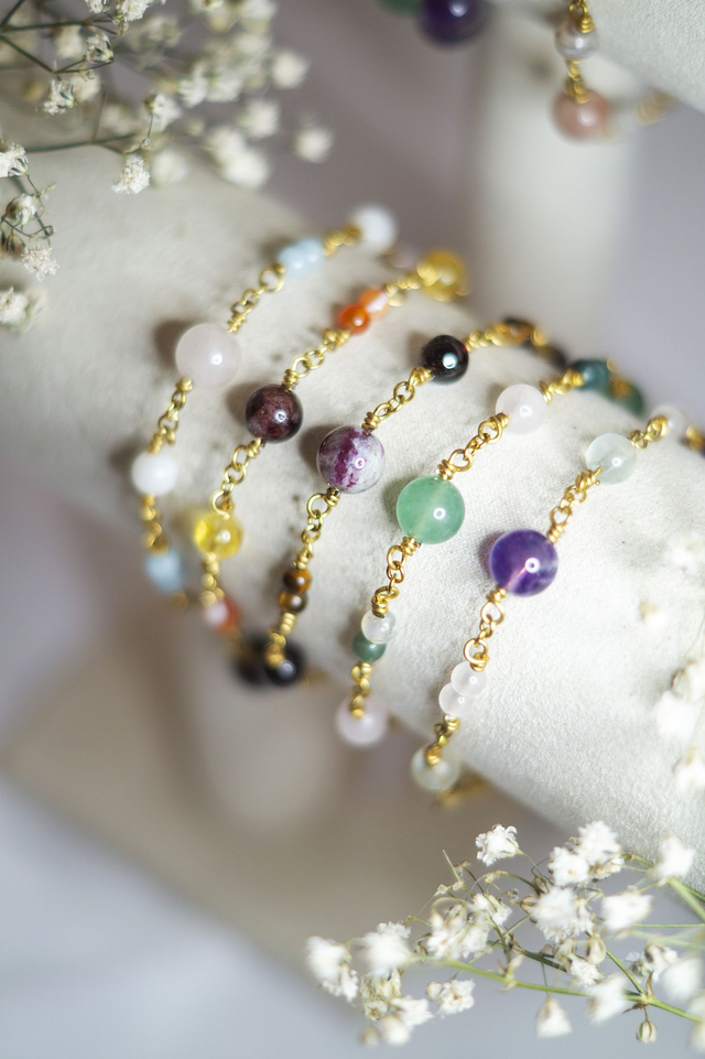 Bracelet composé • en pierres naturelles