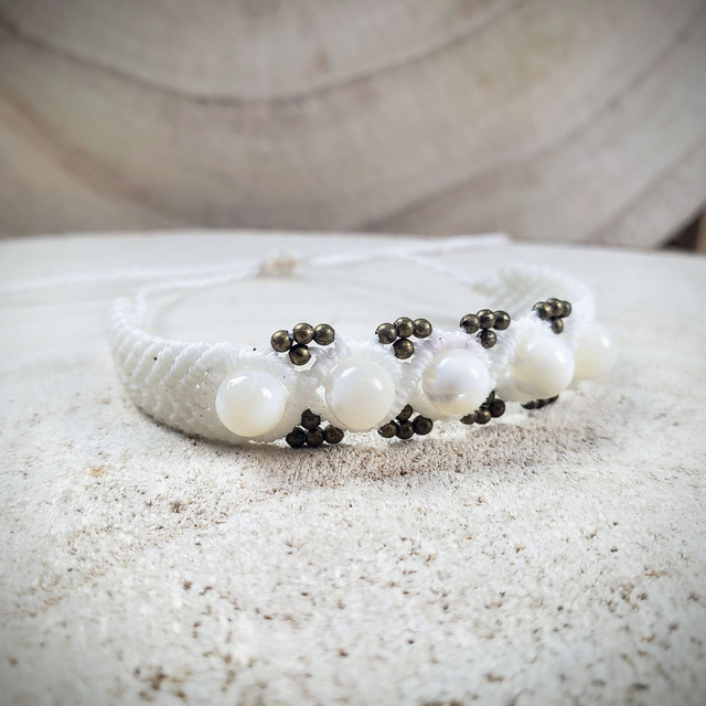 Bracelet large - Nacre 