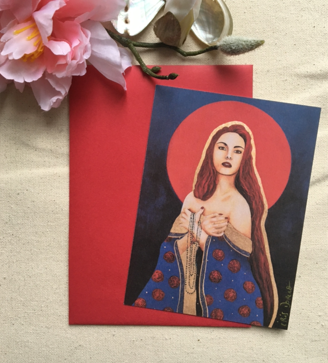 La Femme dévouée - Carte postale