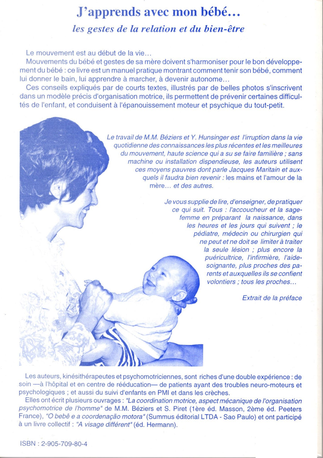 J’apprends avec mon bébé… Les gestes de la relation et du bien-être