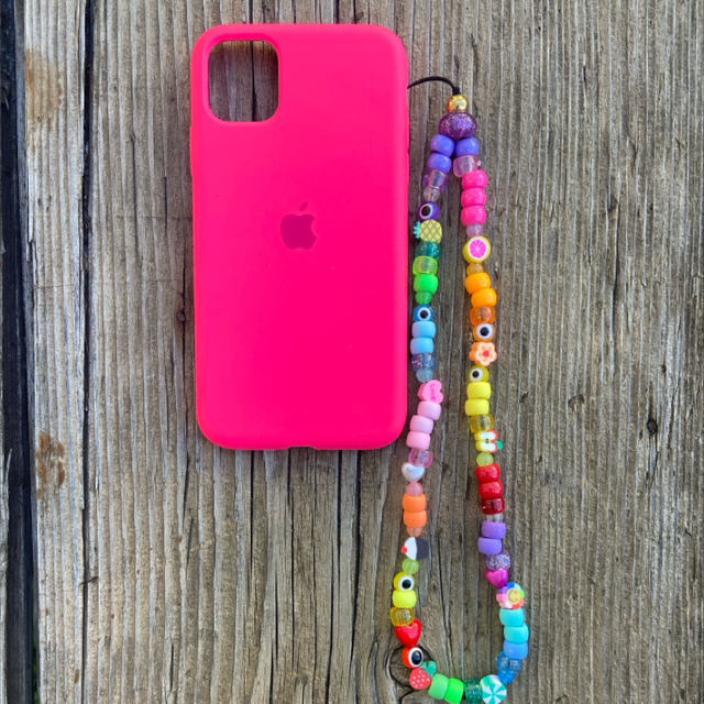 Grigri de téléphone personnalisable Bonbon multicolore