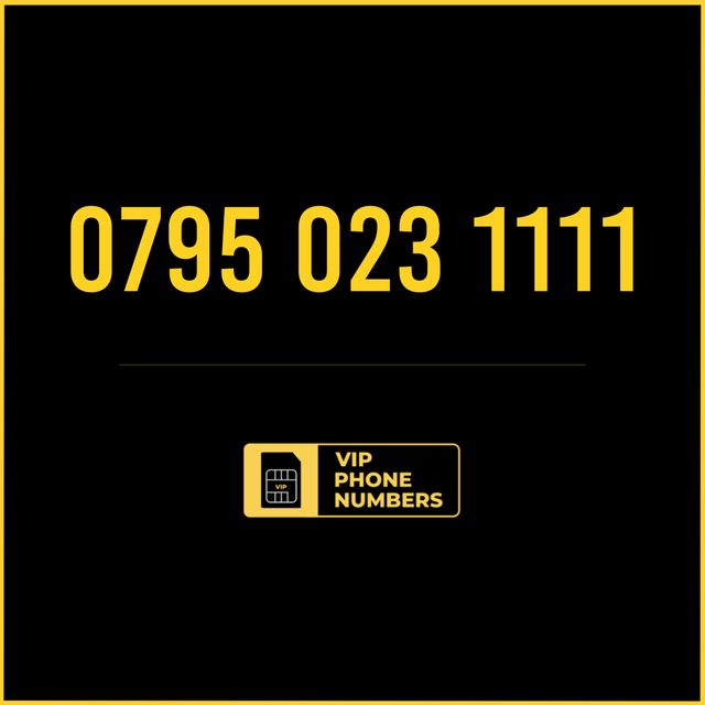 0795 023 1111 - VIP Gold Phone Number 