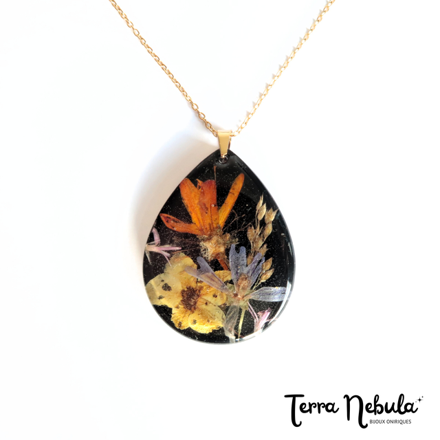 Collier Fleuri Crépuscule | CO036F