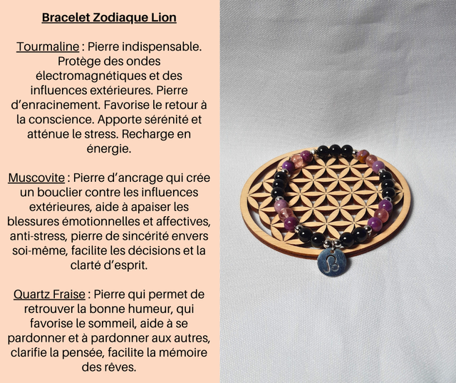 223- Bracelet Zodiaque Lion