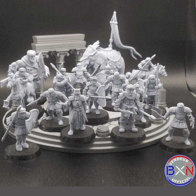 Les guerriers Perses : Pack COMPLET - Jeu de role - RPG - Miniature