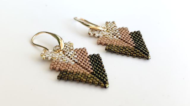 Pendientes flecha otoño 2