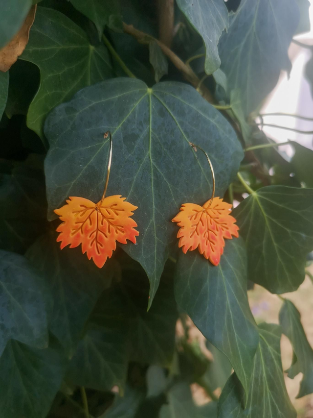 Collection Florale  Vent d'automne - Boucles d'oreilles Laurine