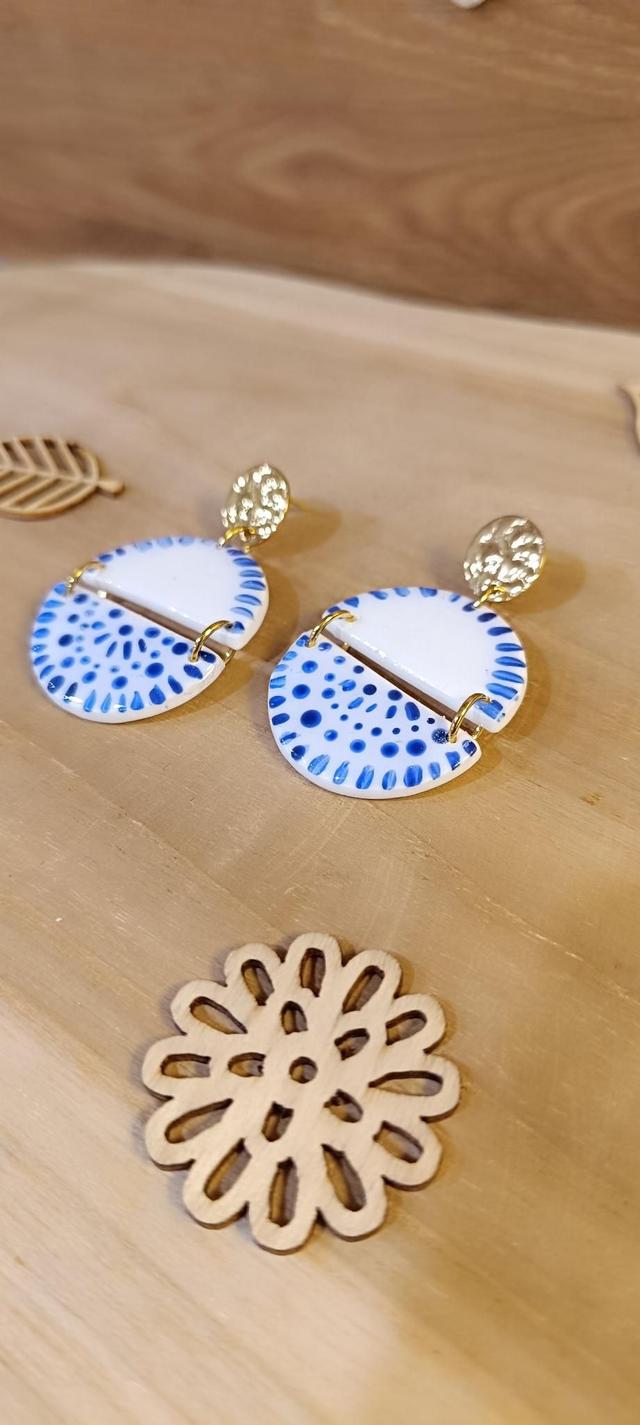 Boucles d'oreilles - Demi cercle