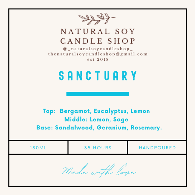 Sanctuary Spa Soy Candle
