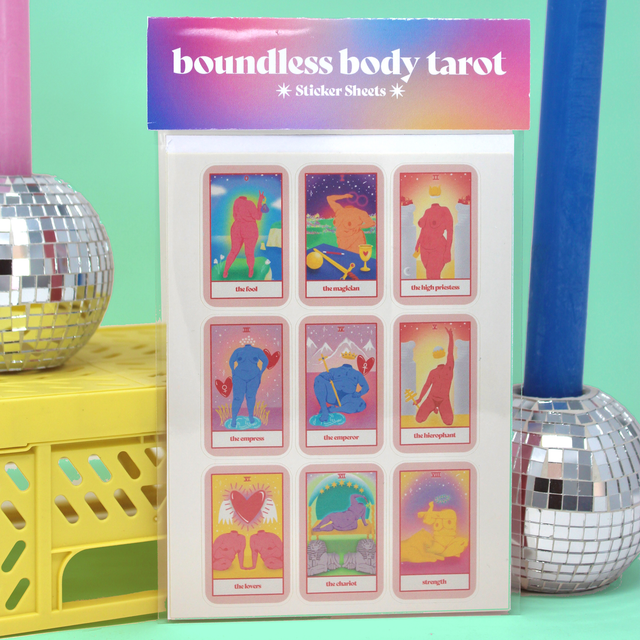Boundless Body Tarot Sticker Pack
