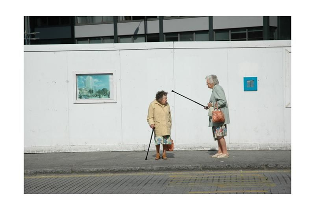 15 by 10 inch print. Bristol duelling ladies.