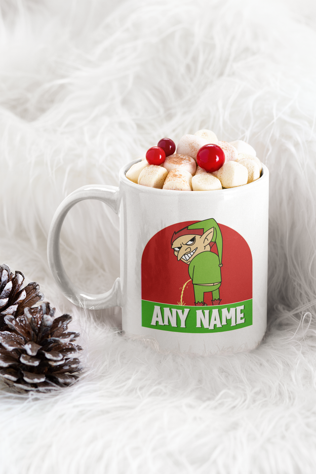 Christmas Mug - Stay Naughty Elf