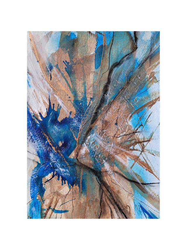 &quot;Royal splash 2&quot; - 24 x 34 cm