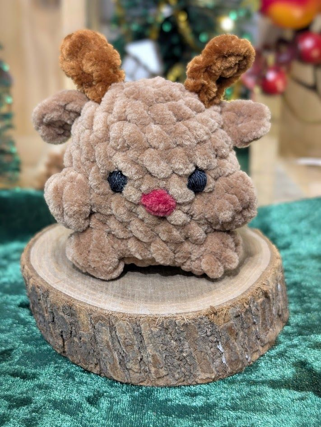 Mini Rennes de Noël - décoration de noel - à poser ou à suspendre  