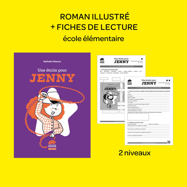 LOT ÉCOLE - Une étoile pour Jenny x 30 + fiches de lecture