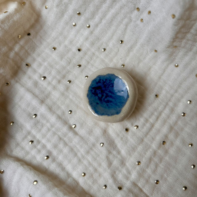 Pierre d’apaisement bleue effet