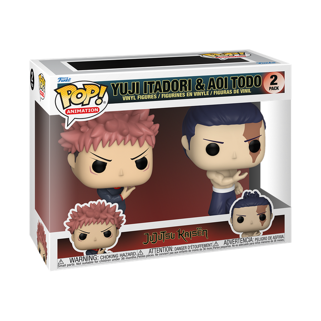 Jujutsu Kaisen: Yuji Itadori & Aoi Todo 2-Pack Pop!