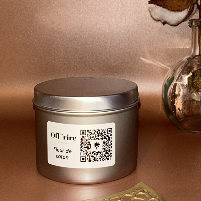 Métallik Argent - bougie parfumée