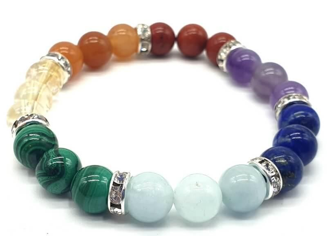 Bracelet 7 Chakras Premium 3-Mix 