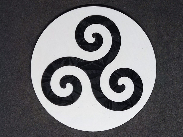 Dessous de verre Triskel