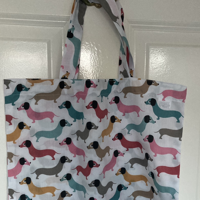Unlined Tote Bag (Sausage Dogs)