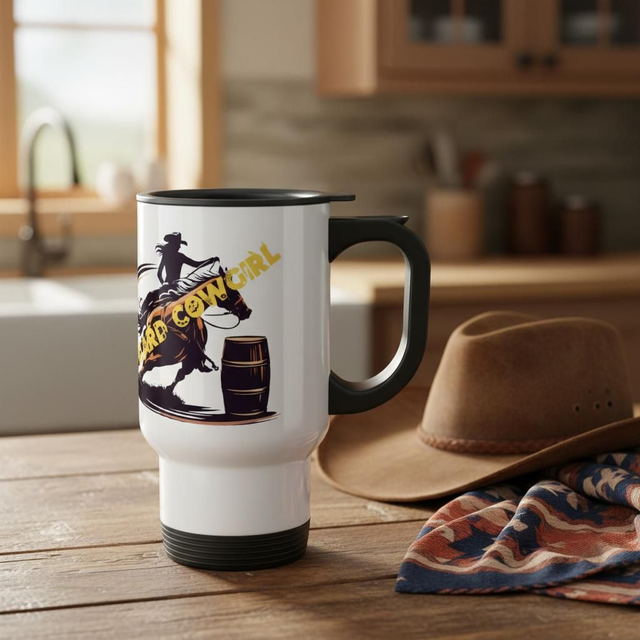 Travel mug Die Hard Cowgirls