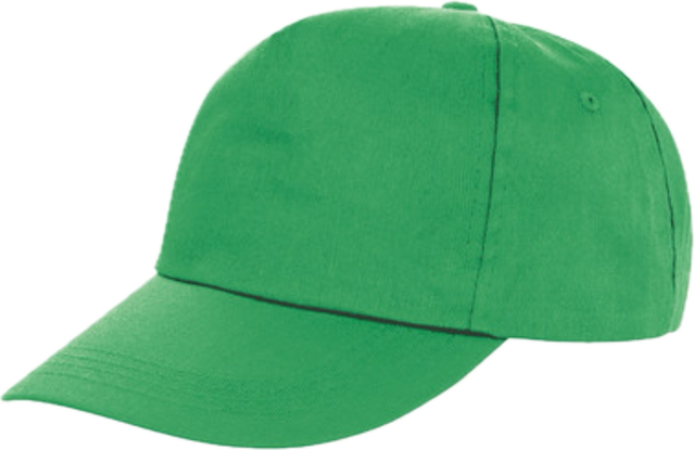 Green 5 panel cap